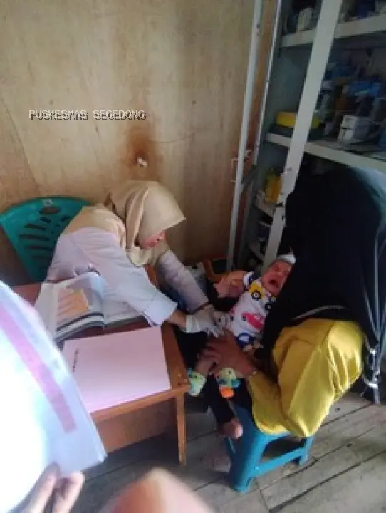 Kegiatan posyandu Balita Anggrek Desa Peniti Besar